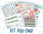 Kit 0147 Add Ons - Winter Charm - January- Planner Stickers - Kit 2024