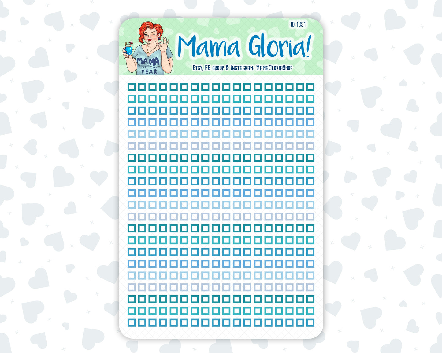 Functional Sticker Pack - January Colors - Checkboxes - Dots - Circles 2024