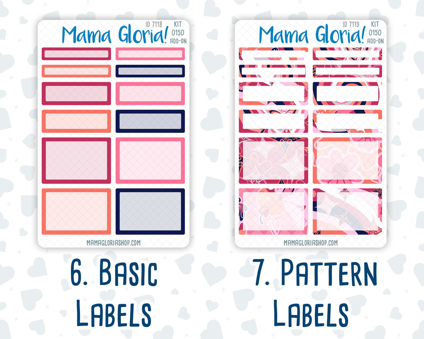 Kit 0150 Add Ons - Love Infusion - February- Planner Stickers - Kit 2024