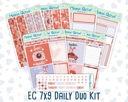 Kit 0149 7x9 Daily Duo - Valentine's Delight - February- Winter- Planner