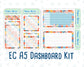 Kit 0151 - A5 - Serenade - February- Winter- Notes Pages - Dashboard Kit - Productivity Page