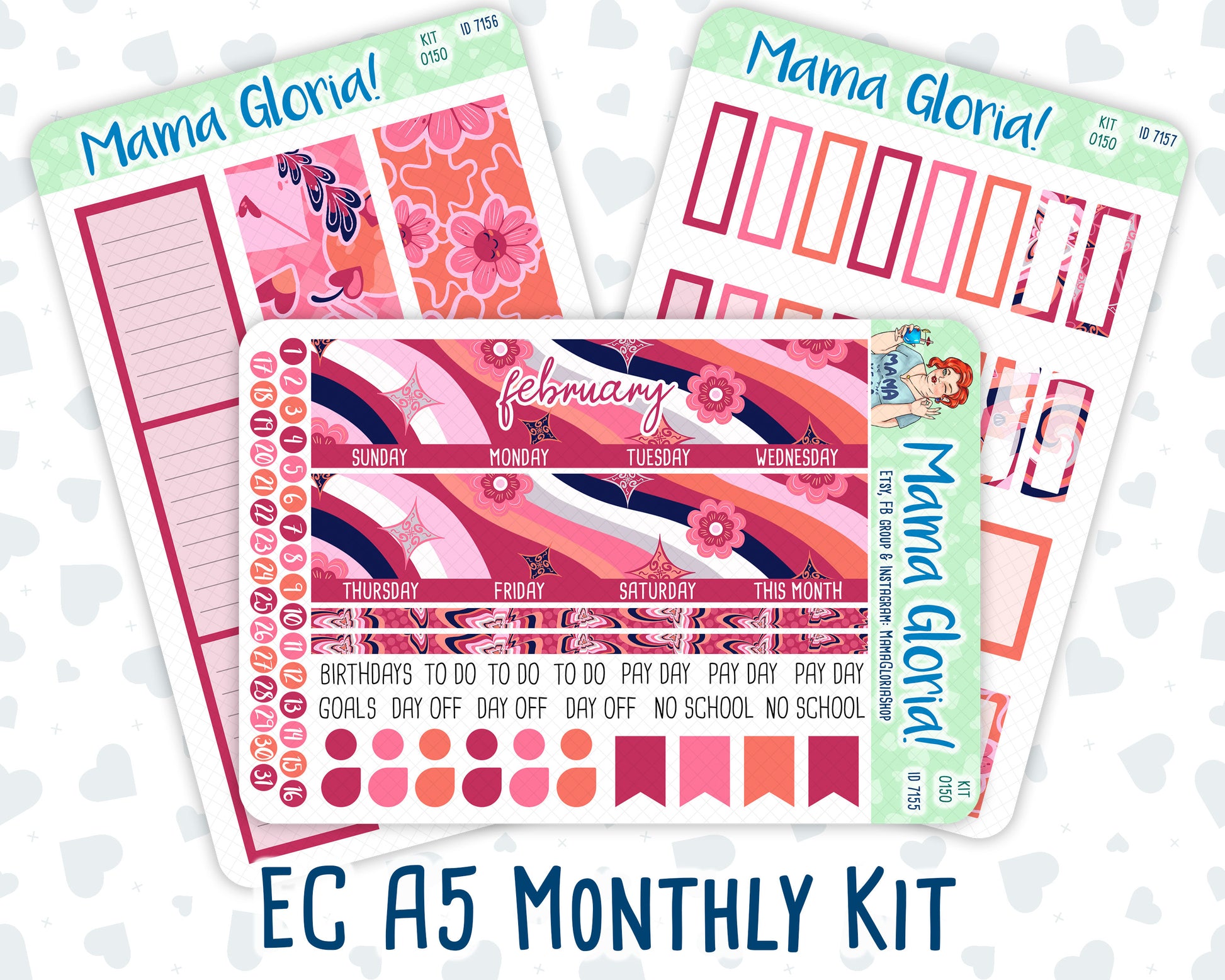 Kit 0150 -A5 -Monthly - Love Infusion- February- Winter Kit