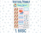 Kit 0151 -7x9 - Serenade - February - Winter- Weekly Kit For Vertical And Hourly EC Planners