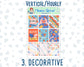 Kit 0151 -7x9 - Serenade - February - Winter- Weekly Kit For Vertical And Hourly EC Planners