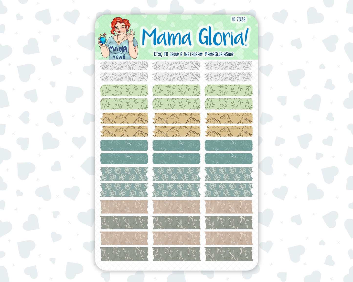 Washi Strip - Headers - Decorative - Stickers For Planner - 2024