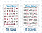 Kit 0148 Add Ons - Beloved Blossoms - February- Planner Stickers - Kit 2024