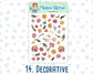 Kit 0148 Add Ons - Beloved Blossoms - February- Planner Stickers - Kit 2024