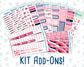 Kit 0150 Add Ons - Love Infusion - February- Planner Stickers - Kit 2024