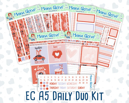 Kit 0149- A5 Daily Duo - Valentine's Delight - February