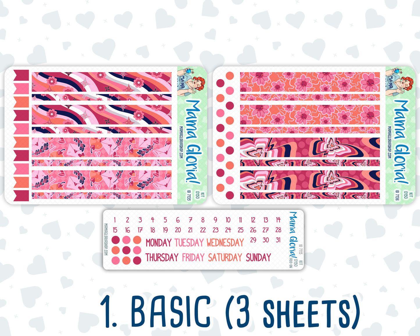 Kit 0150- A5 Daily Duo - Love Infusion - February