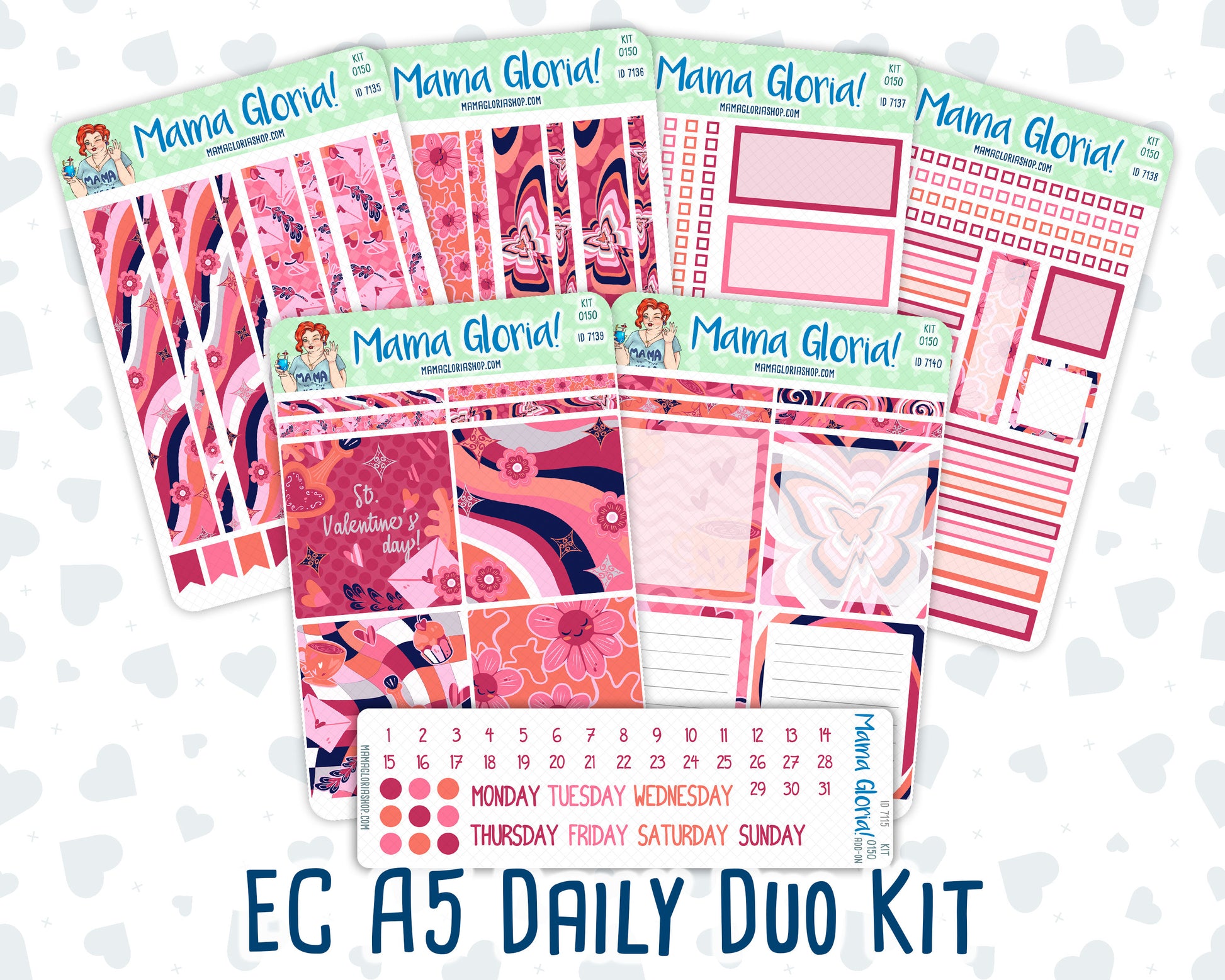 Kit 0150- A5 Daily Duo - Love Infusion - February