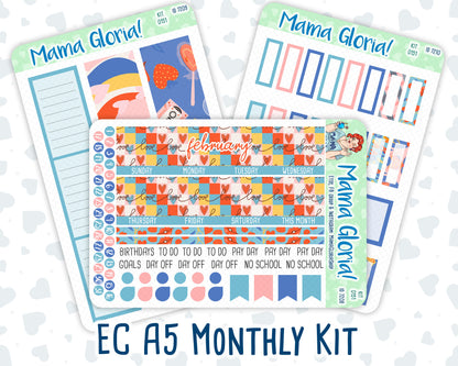 Kit 0151 -A5 -Monthly - Serenade- February- Winter Kit