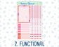 Kit 0150 - A5 Compact Vertical - Love Infusion - February Weekly