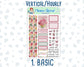 Kit 0148 -7x9 - Beloved Blossoms - February - Winter- Weekly Kit For Vertical And Hourly EC Planners