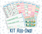 Kit 0156 Add Ons - Garden Therapy - March- Planner Stickers - Kit 2024