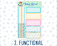 Kit 0154 7x9 Daily Duo - Unicorn Magic - March- Spring- Planner