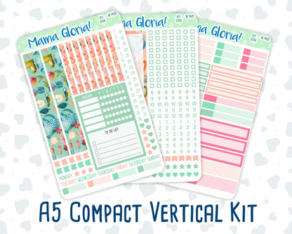 Kit 0156 - A5 Compact Vertical - Garden Therapy - March Weekly