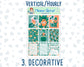 Kit 0155 -7x9 - Lucky Charm - March - Spring- Weekly Kit For Vertical And Hourly EC Planners