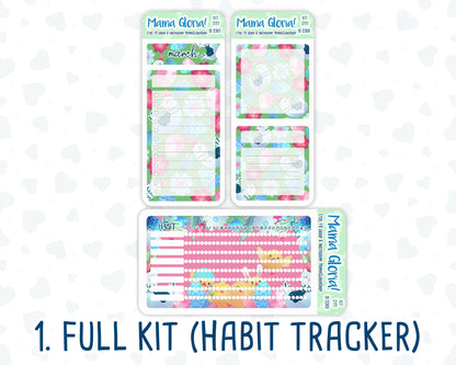 Kit 0111-A5 - Easter Holidays- April- Spring- Notes Pages - Dashboard Kit - Productivity Page