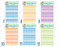 12-Month Functional Dots- 2024 - For Planners - Sticker Pack