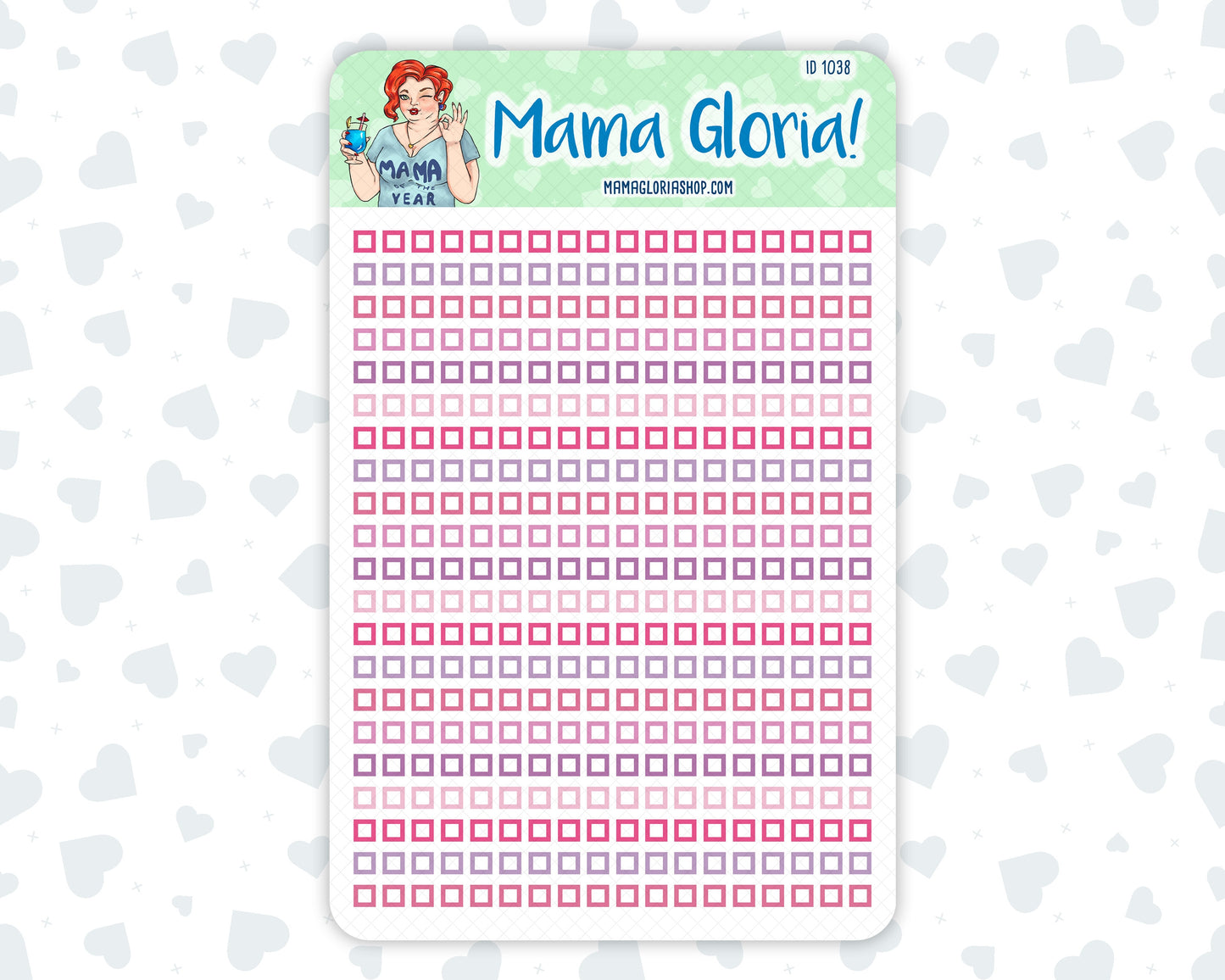 Functional Sticker Pack - February Colors - Checkboxes - Dots - Circles 2024