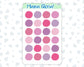 Functional Sticker Pack - February Colors - Checkboxes - Dots - Circles 2024