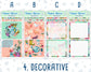 Kit 0156 7x9 Daily Duo - Garden Therapy - March- Spring- Planner