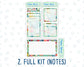 Kit 0156 - A5 - Garden Therapy - March- Spring- Notes Pages - Dashboard Kit - Productivity Page