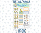 Kit 0153 -7x9 - Songbirds - March - Spring- Weekly Kit For Vertical And Hourly EC Planners