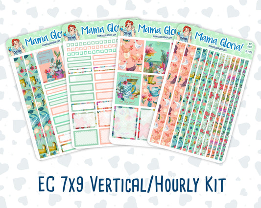 Kit 0156 -7x9 - Garden Therapy - March - Spring- Weekly Kit For Vertical And Hourly EC Planners