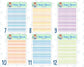 12-Month Check Boxes- 2024 - For Planners - Sticker Pack