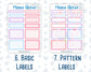 Kit 0160 Add Ons - Blossom Ensemble - April- Planner Stickers - Kit 2024