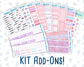 Kit 0160 Add Ons - Blossom Ensemble - April- Planner Stickers - Kit 2024