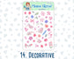 Kit 0160 Add Ons - Blossom Ensemble - April- Planner Stickers - Kit 2024