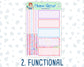 Kit 0160 7x9 Daily Duo - Blossom Ensemble - April- Spring- Planner