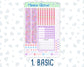 Kit 0160 - A5 Compact Vertical - Blossom Ensemble - April Weekly