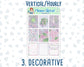 Kit 0161 -7x9 - Spring Rain - April- Spring- Weekly Kit For Vertical And Hourly EC Planners