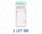 Kit 0161 - A5 - Spring Rain - April- Spring- Notes Pages - Dashboard Kit - Productivity Page