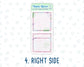 Kit 0161 - A5 - Spring Rain - April- Spring- Notes Pages - Dashboard Kit - Productivity Page