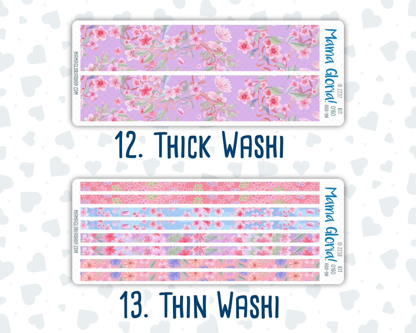 Kit 0160 Add Ons - Blossom Ensemble - April- Planner Stickers - Kit 2024