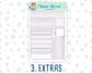 Kit 0161 7x9 Daily Duo - Spring Rain - April- Spring- Planner