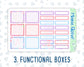 Kit 0160 -7x9 - Monthly - Blossom Ensemble - April- Spring- For EC Planners