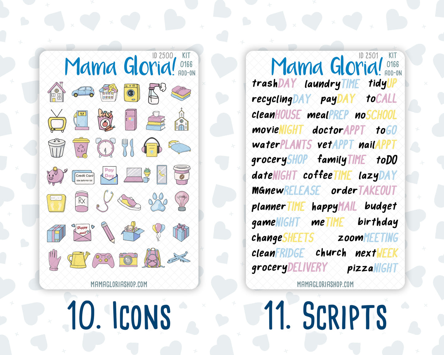 Kit 0166 Add Ons - May Symphony - May- Planner Stickers - Kit 2024