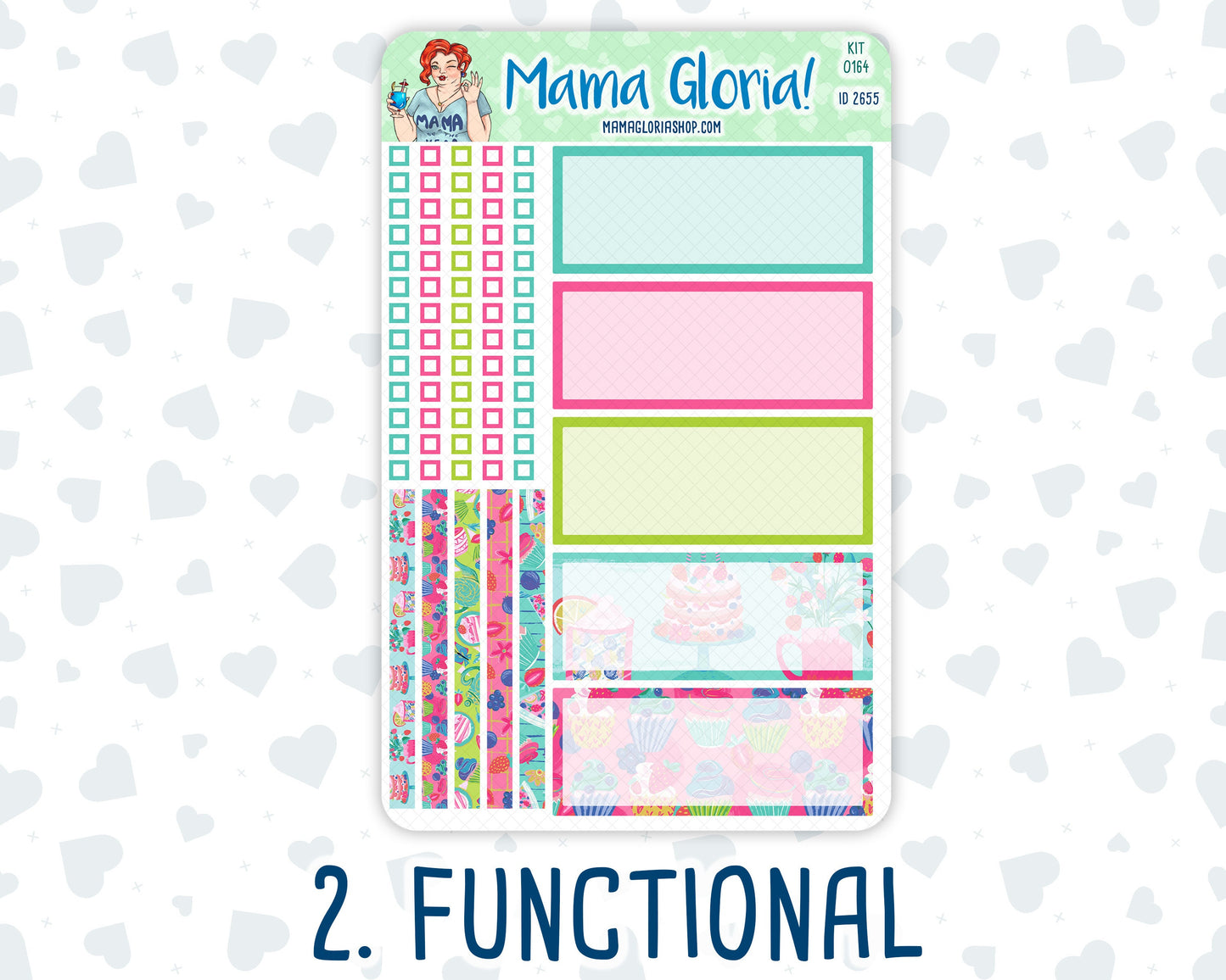 Kit 0164 7x9 Daily Duo - Sweet Days - May- Spring- Planner