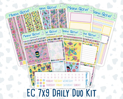 Kit 0166 7x9 Daily Duo - May Symphony - May- Spring- Planner