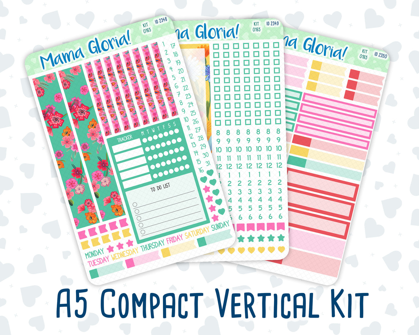 Kit 0165 - A5 Compact Vertical - To Mom - May Weekly