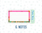 Kit 0165 - A5 - To Mom - May- Spring- Notes Pages - Dashboard Kit - Productivity Page