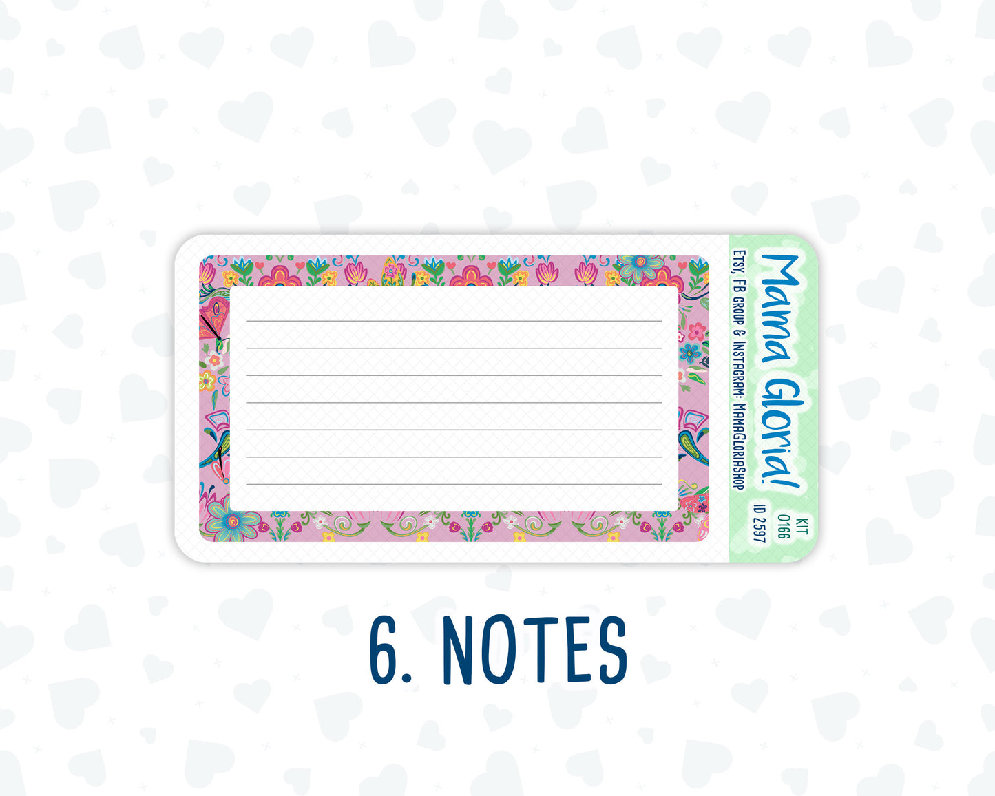 Kit 0166 - A5 - May Symphony - May- Spring- Notes Pages - Dashboard Kit - Productivity Page