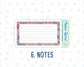 Kit 0166 - A5 - May Symphony - May- Spring- Notes Pages - Dashboard Kit - Productivity Page