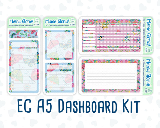 Kit 0166 - A5 - May Symphony - May- Spring- Notes Pages - Dashboard Kit - Productivity Page